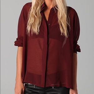 MINKPINK BUTTON DOWN BLOUSE